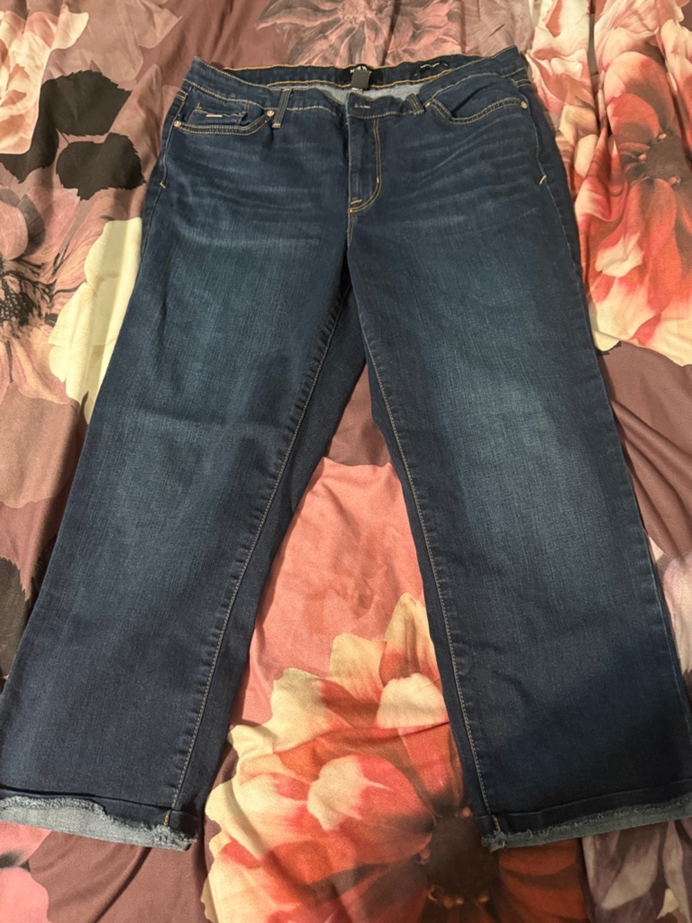 Nine West Dark Blue Cropped Jeans